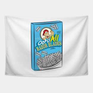 Oops all razor blades american food meme Tapestry