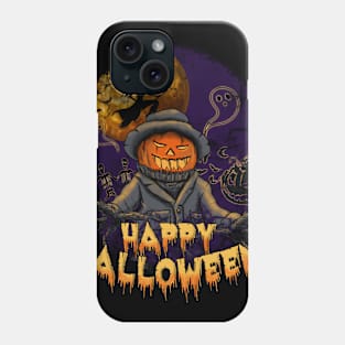 Happy Halloween Autumn Horror Pumpkin Witches Moon Movie Classic Phone Case