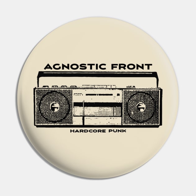 Agnostic Front Pin by Rejfu Store