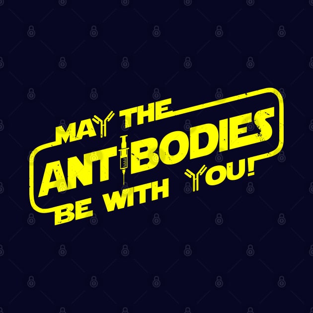 Wish Good Health Strong Immune System Antibodies Sci-fi Inspired Slogan Typography by BoggsNicolas