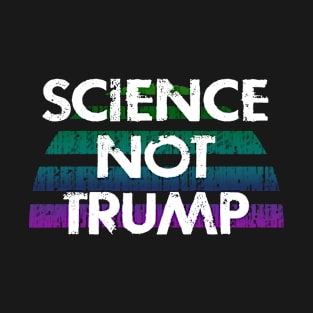 Trust science, not Trump. Wear a face masks. Masks save lives. Masks are the new normal. Keep your mask on. Stop the virus. Cover your mouth. Make facts matter again T-Shirt