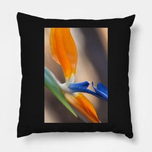 Bird of Paradise -vertical Pillow