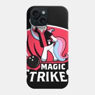 Unicorn Magic Strikes Bowling Matching Ladies Phone Case