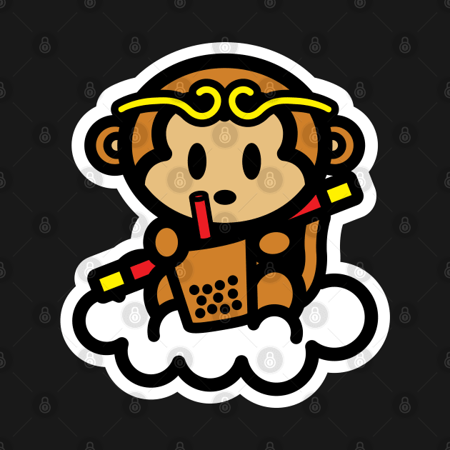 Monkey King Boba Tea by Bambu