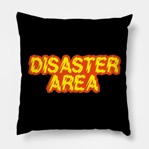 Disaster Area Pillow by Galactic Hitchhikers