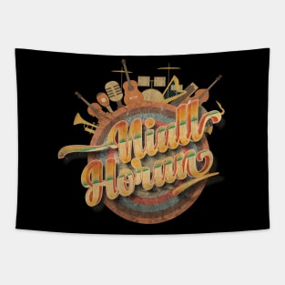 Tour Music Designs Vintage Retro - NH Flicker of Hope Tapestry