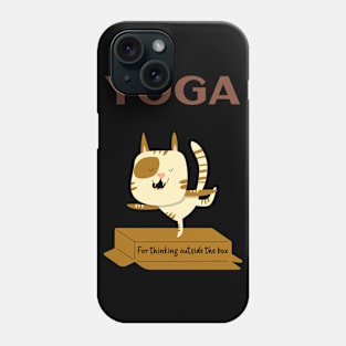 Yoga For Thinking Outside The Box Phone Case