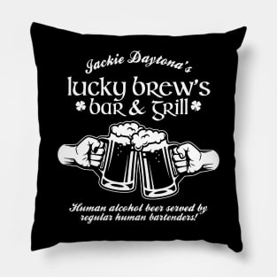 Jackie Daytona,Lucky Brew's Bar and Grill , What We Do In The Shadows Fan Pillow