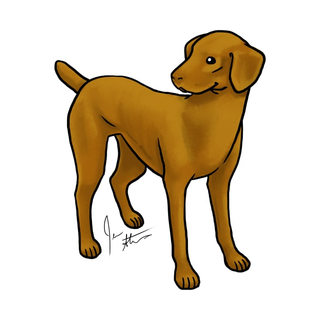 Dog - Vizsla - Smooth Coat by Jen's Dogs Custom Gifts and Designs