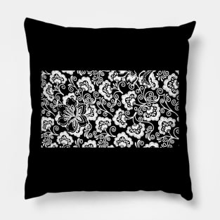 Paisley Fullprint BATIK Bali Flowers Pillow