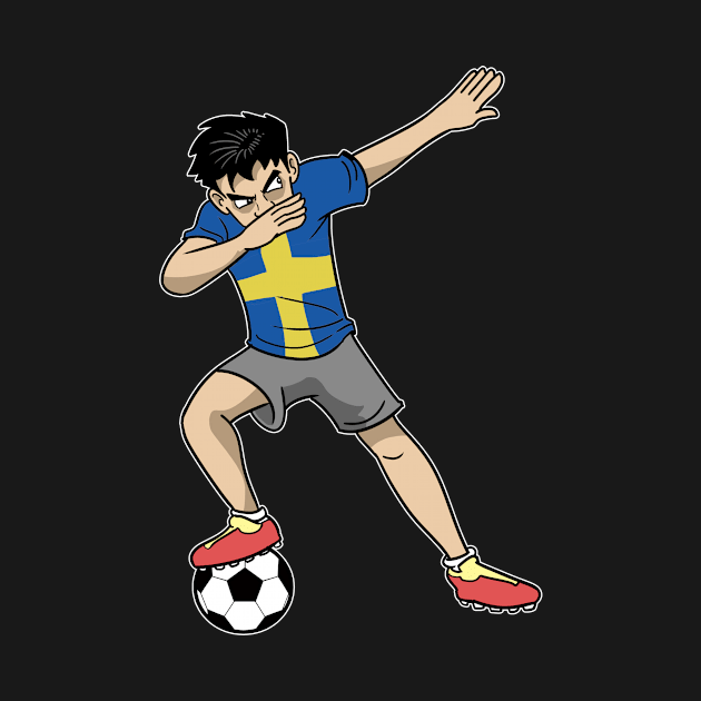 Soccer Sweden Soccer Player Boys by ModernMode