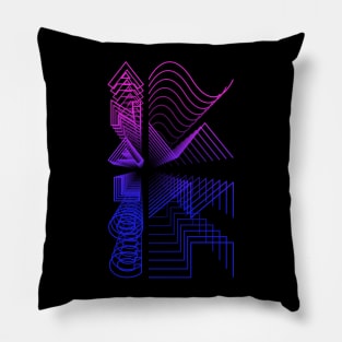Analog Waveform Digital Analog Design Modular Gift Pillow