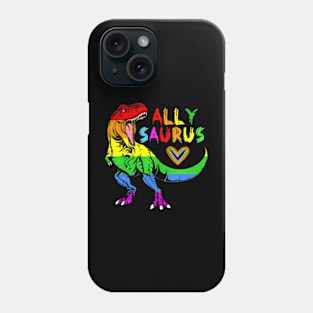 Allysaurus LGBT  Dinosaur  Flag Ally LGBT Pride Phone Case