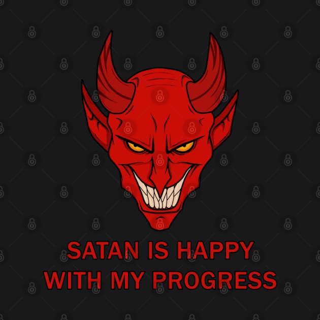 Satan is happy with my progress by valentinahramov