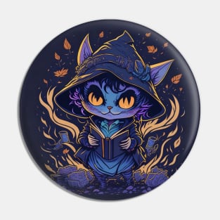 Minerva the cat Pin