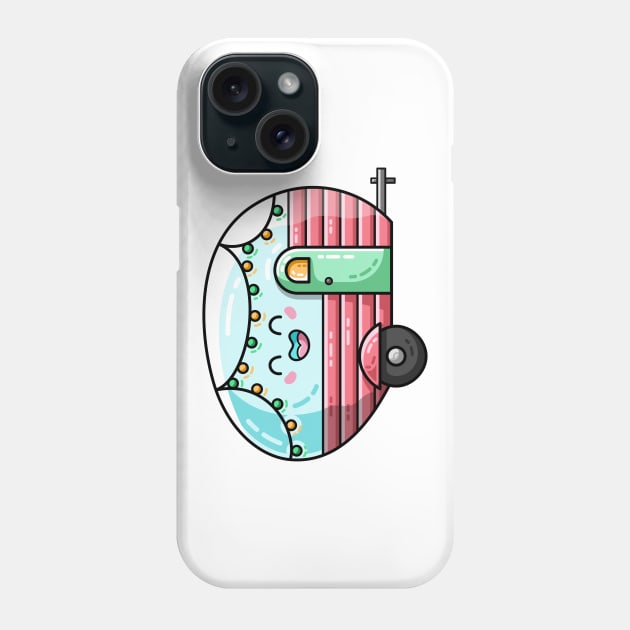 Kawaii Cute Vintage Caravan Phone Case by freeves