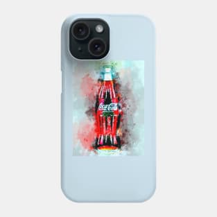 Watercolor Coke Bottle Phone Case