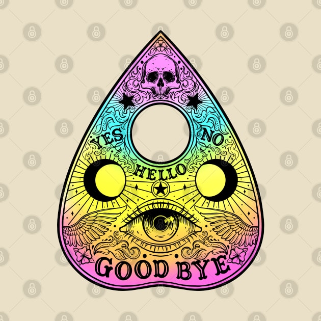 Ouija Planchette Board. All Seeing Eye by OccultOmaStore