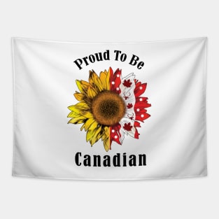 proud yo be canadian Tapestry