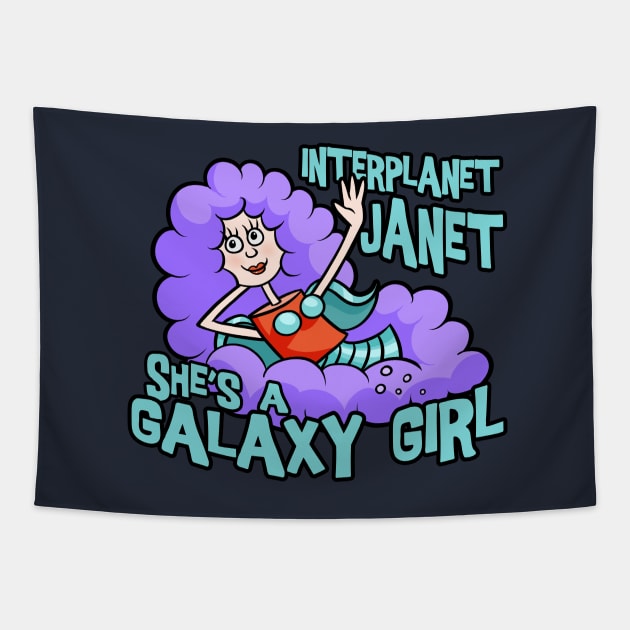 Interplanet Janet Tapestry by Ellador