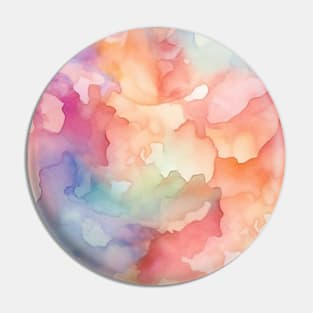 Colorful Watercolor Pattern - 03 Pin