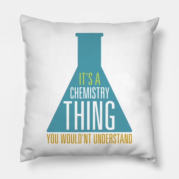 Chemistry Thing Pillow by oddmatter