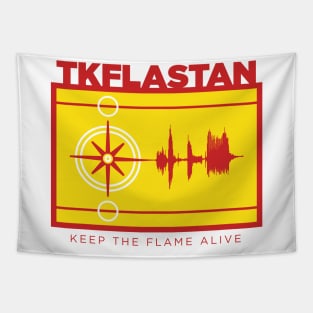 TKFLASTAN Flag Tapestry