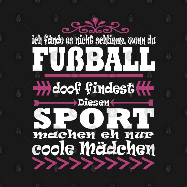 Fußball Mädchen Sport Geschenk Stürmerin by FindYourFavouriteDesign