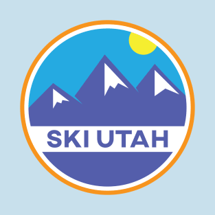 Ski Utah Badge T-Shirt