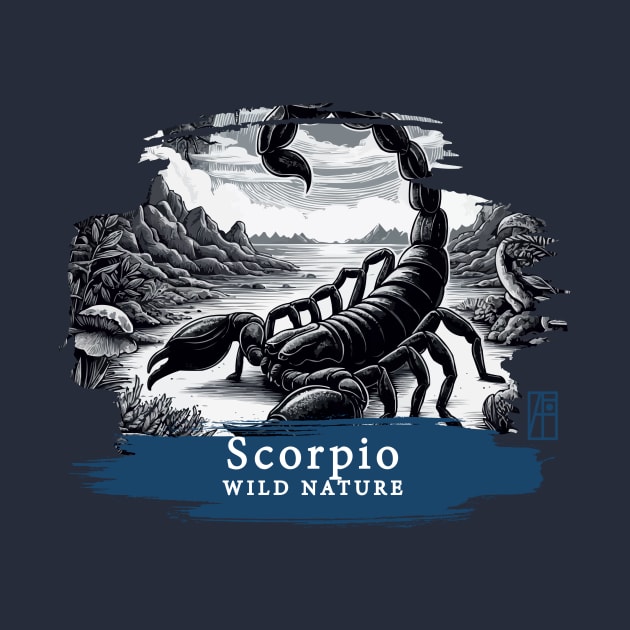 Scorpio - WILD NATURE - SCORPIO -7 by ArtProjectShop