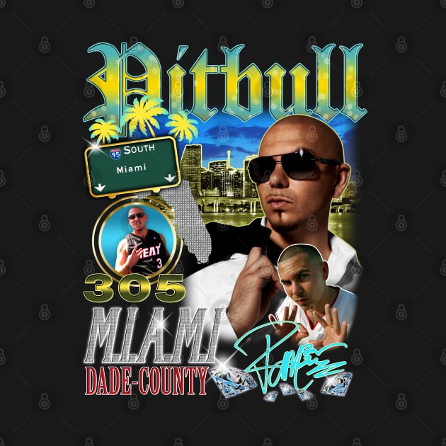 Miami Dade County 90s Retro Vintage by  ABHDArts