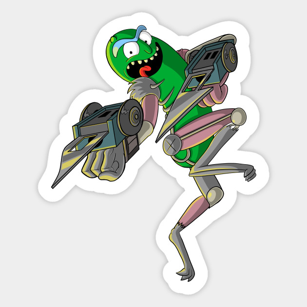 Pickle Rick Pickle Rick Sticker Teepublic Au
