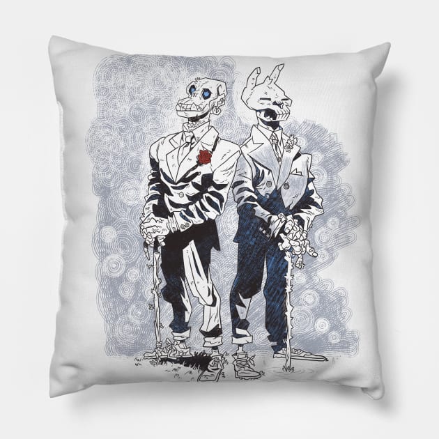 murder crew Pillow by tinbott