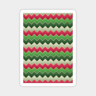 Watermelon Chevron Magnet