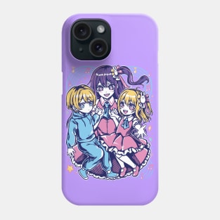 Ai, Ruby y Aqua - Familia Hoshino - Oshi no Ko Phone Case