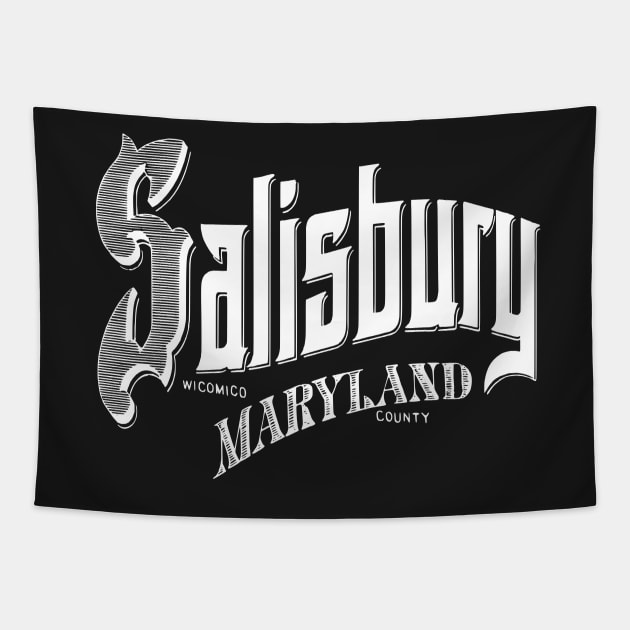 Vintage Salisbury, MD Tapestry by DonDota