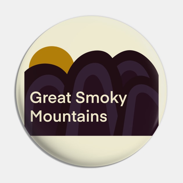 The Great Smoky Mountains Pin by Obstinate and Literate