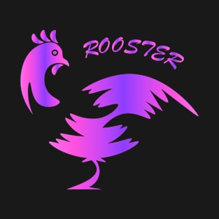 Big Rooster (violet) T-Shirt