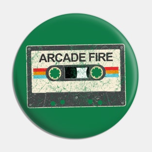 kurniamarga vintage cassette tape Arcade Fire Pin