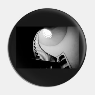 Black And White Spiral Staircase Pin