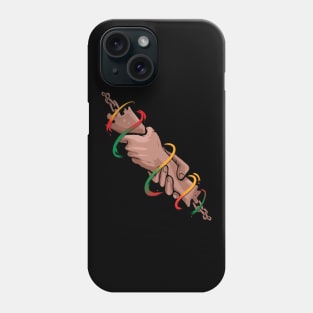 African Heritage Hand Reaching Each Other Freedom Junetenth Phone Case