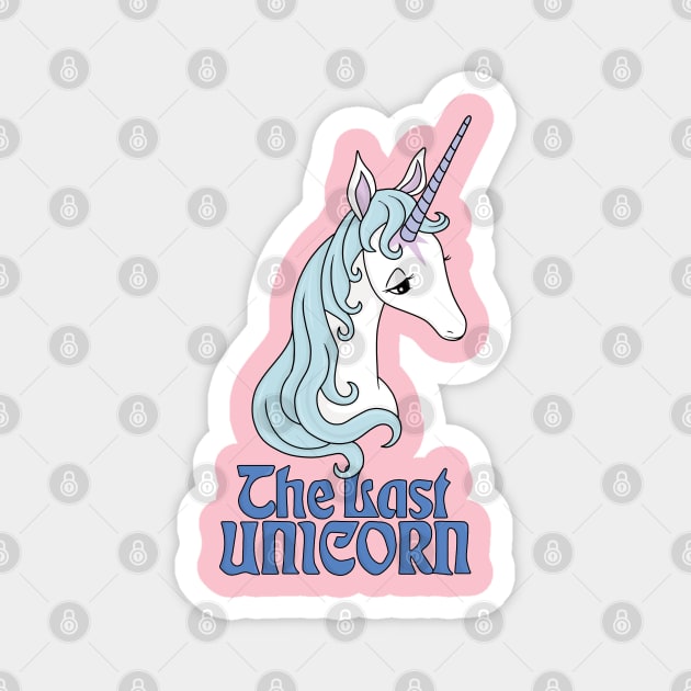 The Last Unicorn Magnet by valentinahramov