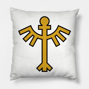 Human kingdom emblem Pillow