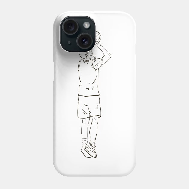 Basketball Player Phone Case by Olga Berlet