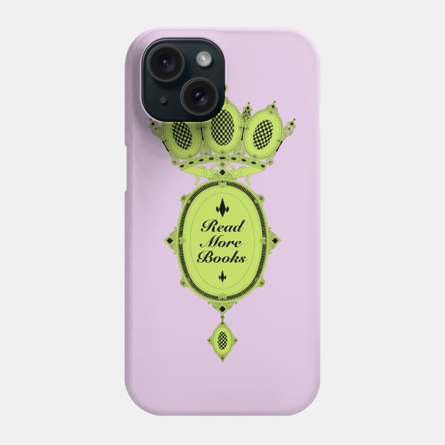 Retro read more books Phone Case by Mary Rose 73744