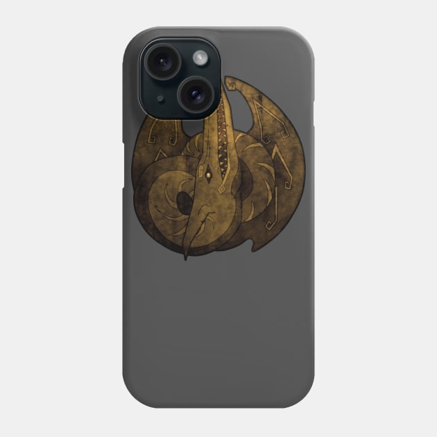 Mobility Deity - Sepia - Beasts of Bermuda Phone Case by BeastsofBermuda