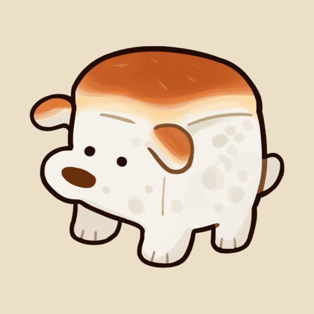 Bread Doggo - Dinner Roll Boi by giraffalope