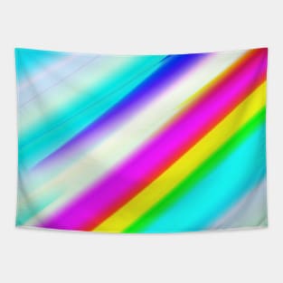 colorful abstract rainbow texture art Tapestry