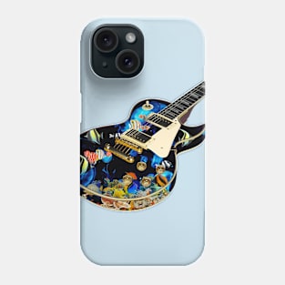 Aquarium guitar Phone Case