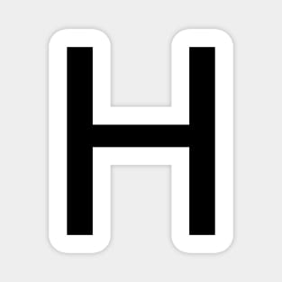 Helvetica H Magnet